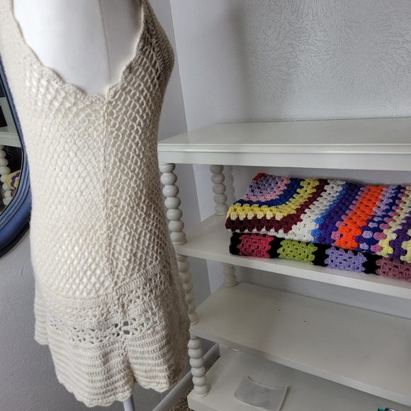 Maurices Crochet Sweater Vest Button Up Women's Size Large - Picture 8 of 8